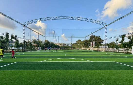 Indoor Football Arena Day