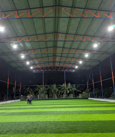 Indoor Football Arena Night