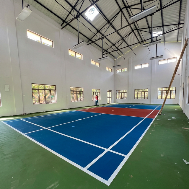 Indoor Badminton Court Construction